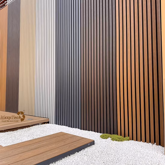 Fireproof Outdoor WPC Wall Cladding Home Decoration Materials Wood Plastic Composite Siding