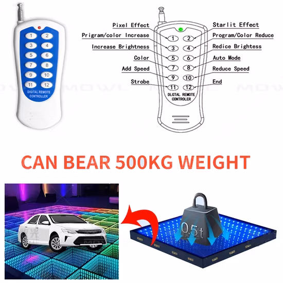 Sailwin Factory 24ftx24FT 3D Mirror Stage LED Wedding Dance Floor