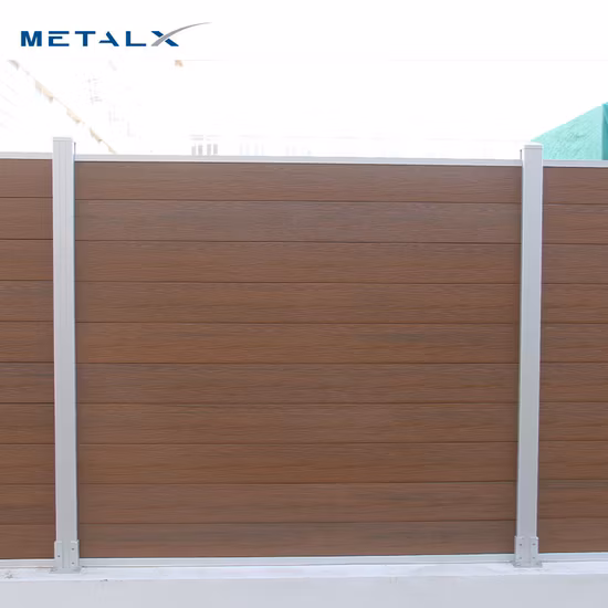 Outdoor WPC Wood Plastic Composite Fence WPC Fence and Railing Embossed Suppliers